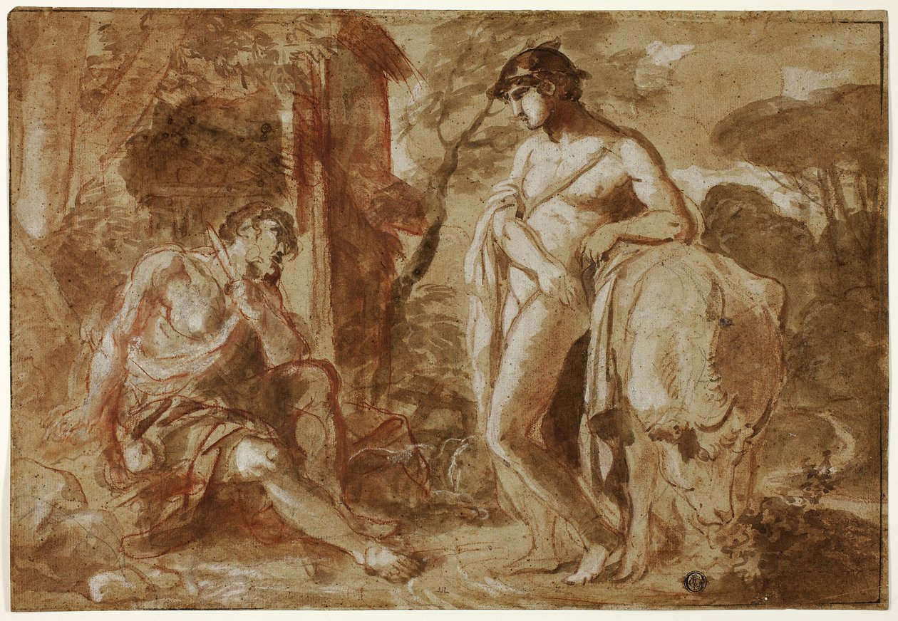 Merkur und Argus von Camillo Procaccini