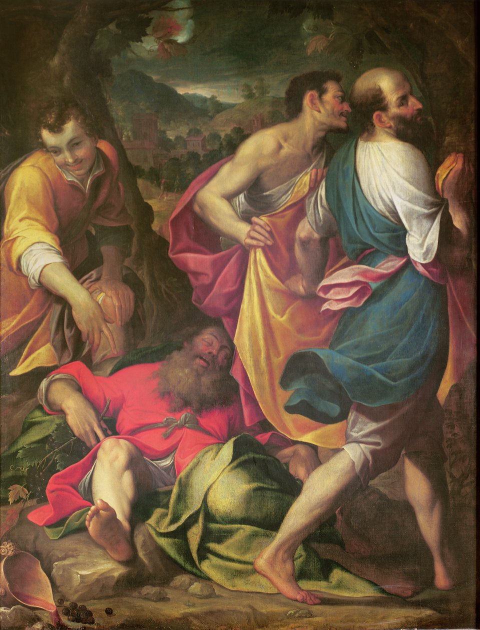 Die Trunkenheit Noahs von Camillo Procaccini