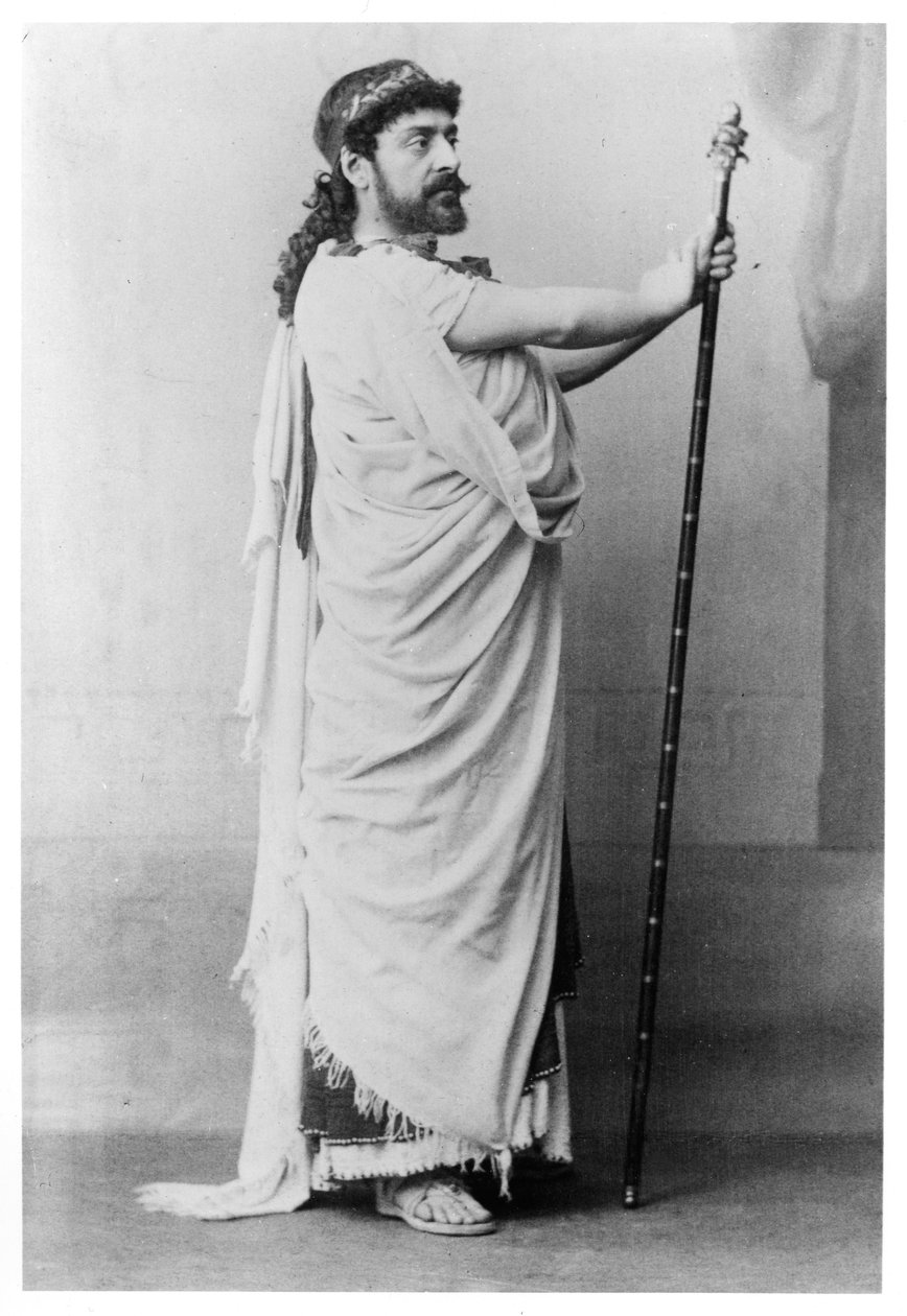 Mounet-Sully (1841-1916) als Ödipus in 