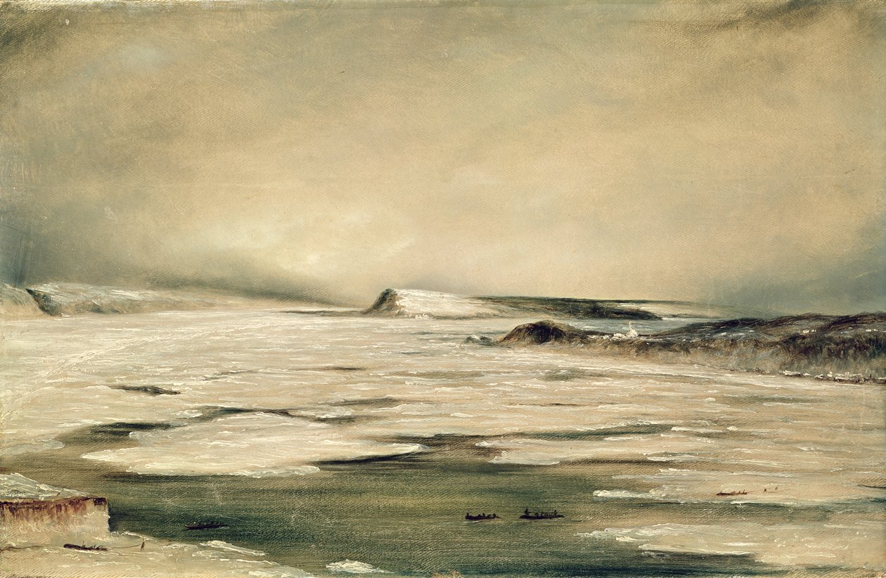 Der Sankt-Lorenz-Strom von Quebec, 1847 von Canadian School