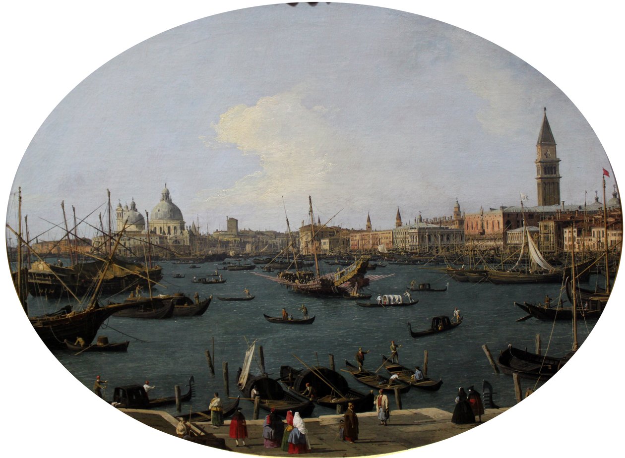 Ansicht des Bacino di San Marco in Venedig von Giovanni Antonio Canal