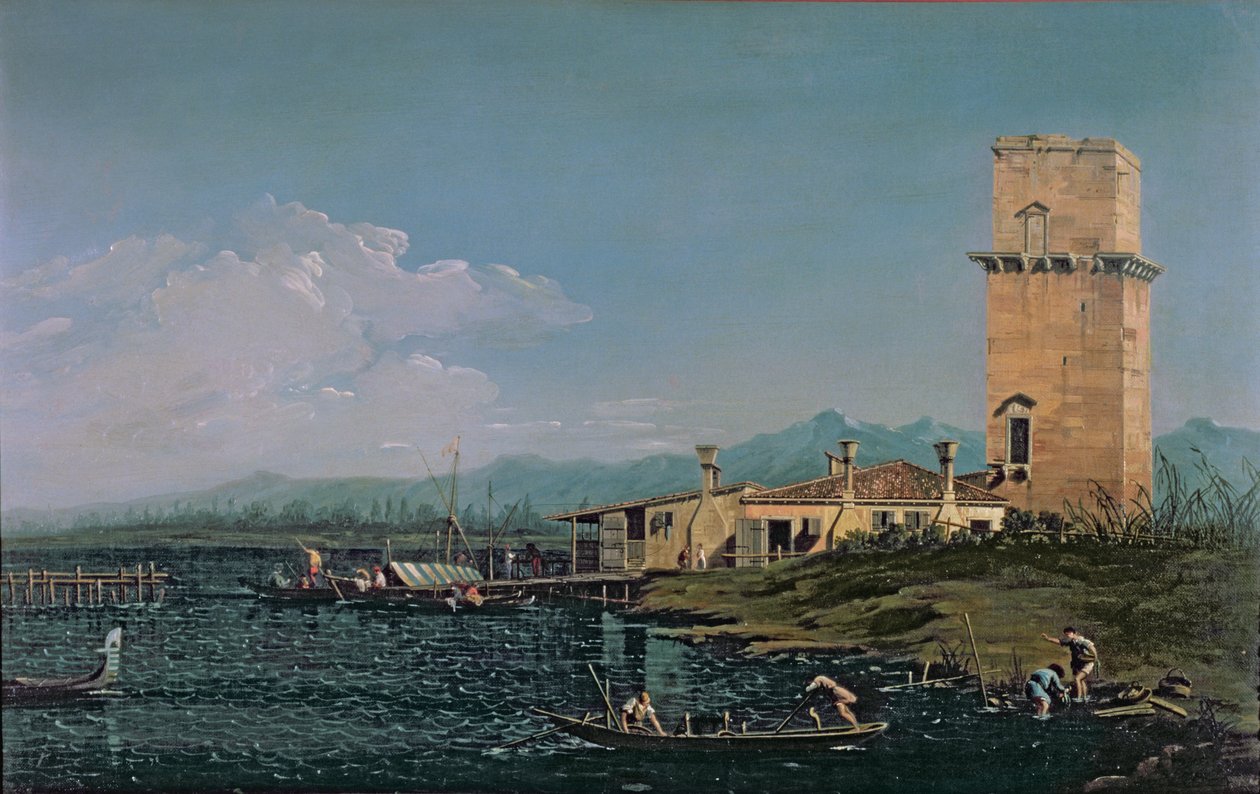 Der Turm von Marghera von Giovanni Antonio Canal