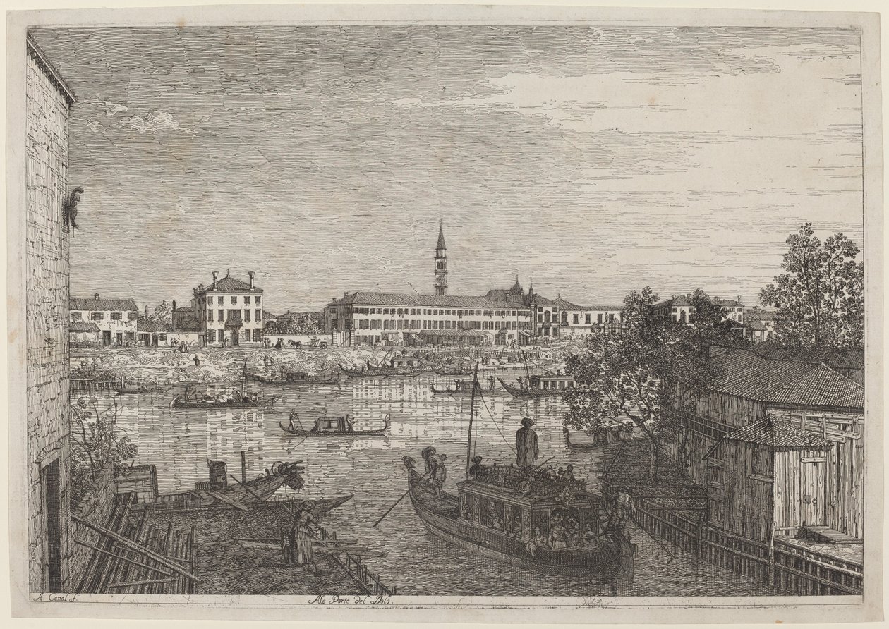 Ale Porte del Dolo von Canaletto