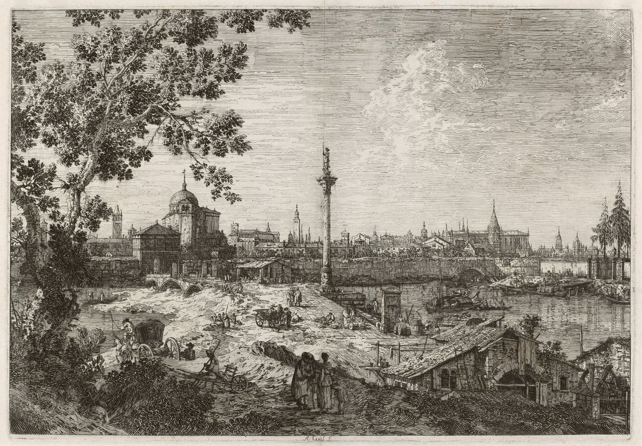 Imaginäre Ansicht von Padua von Canaletto