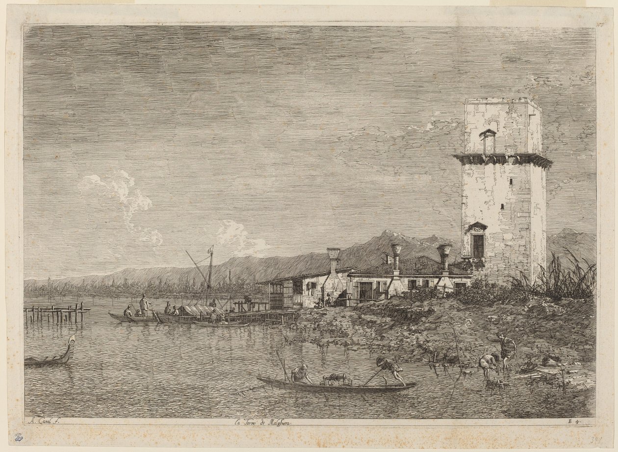 La Torre di Malghera von Canaletto