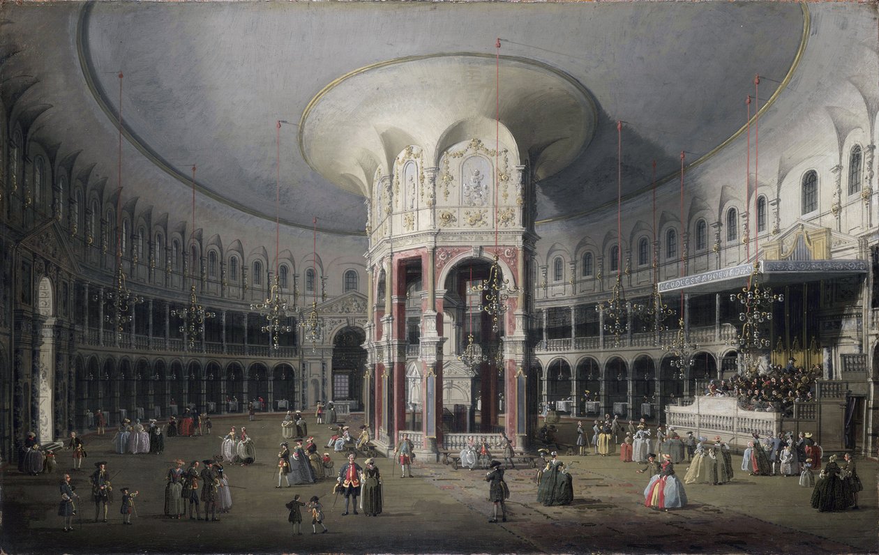 London: Innenansicht der Rotunde in Ranelagh von Canaletto