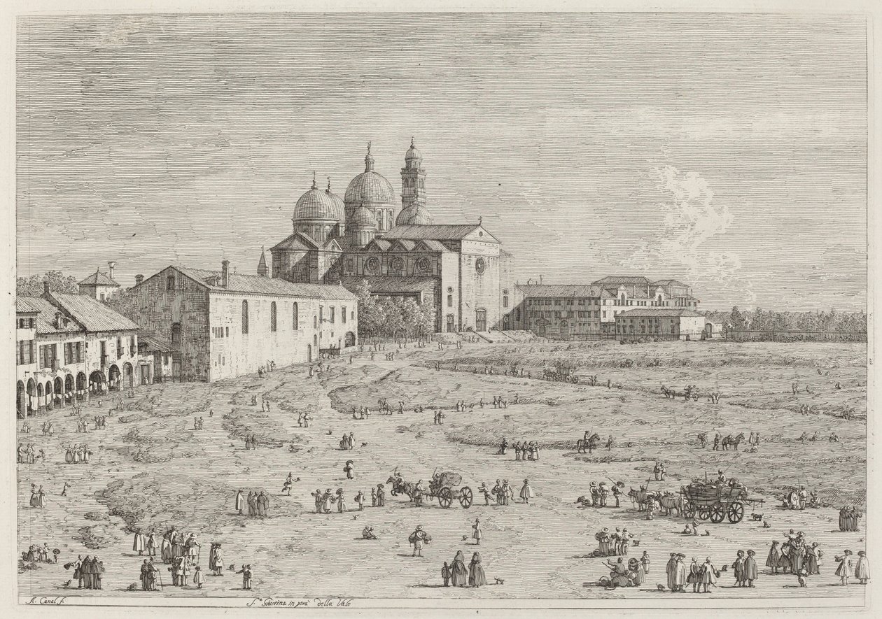 S. Giustina in pra della Vale von Canaletto