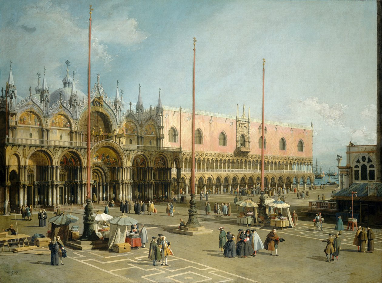 Der Markusplatz, Venedig von Canaletto