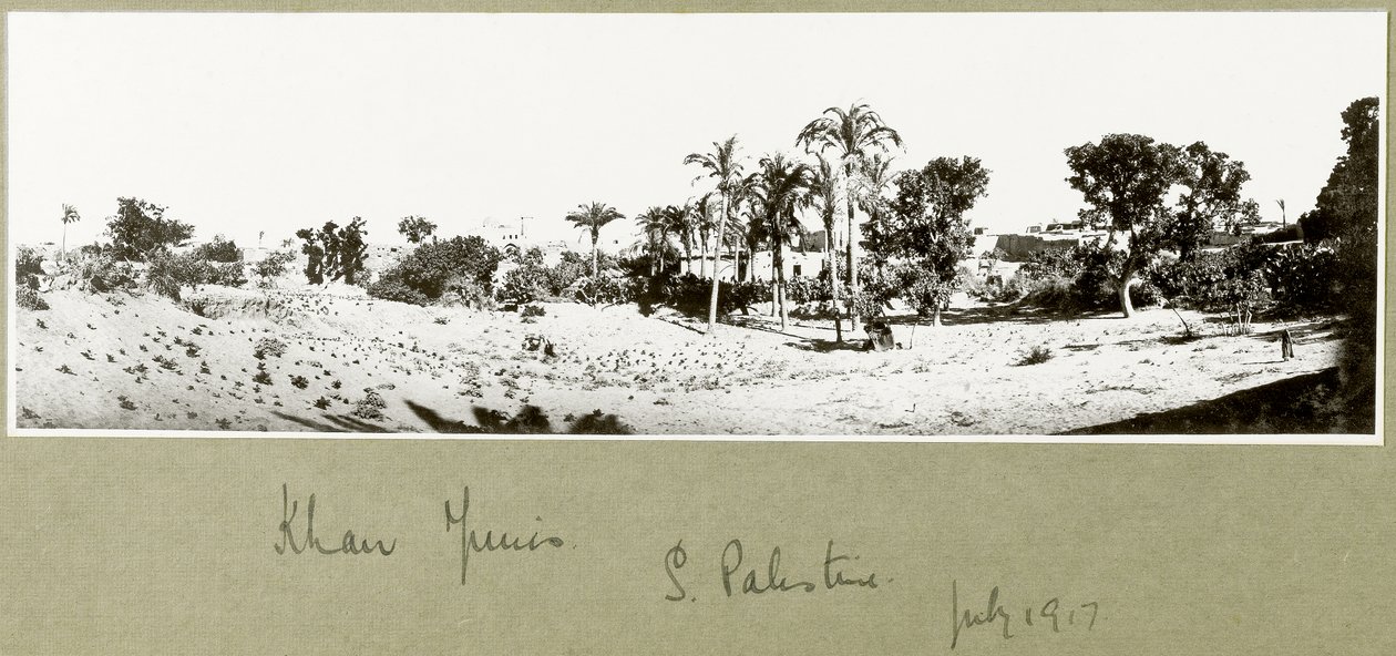 Khan Yunis, Südpalästina, Juli 1917 von Capt. Arthur Rhodes