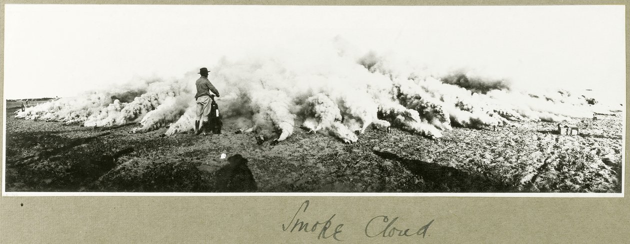 Rauchwolke, Südpalästina, September 1917 von Capt. Arthur Rhodes
