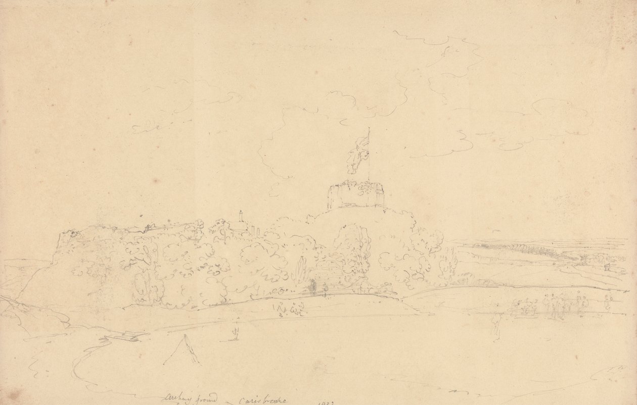 Bogenschießplatz, Carisbrooke von Capt. Thomas Hastings