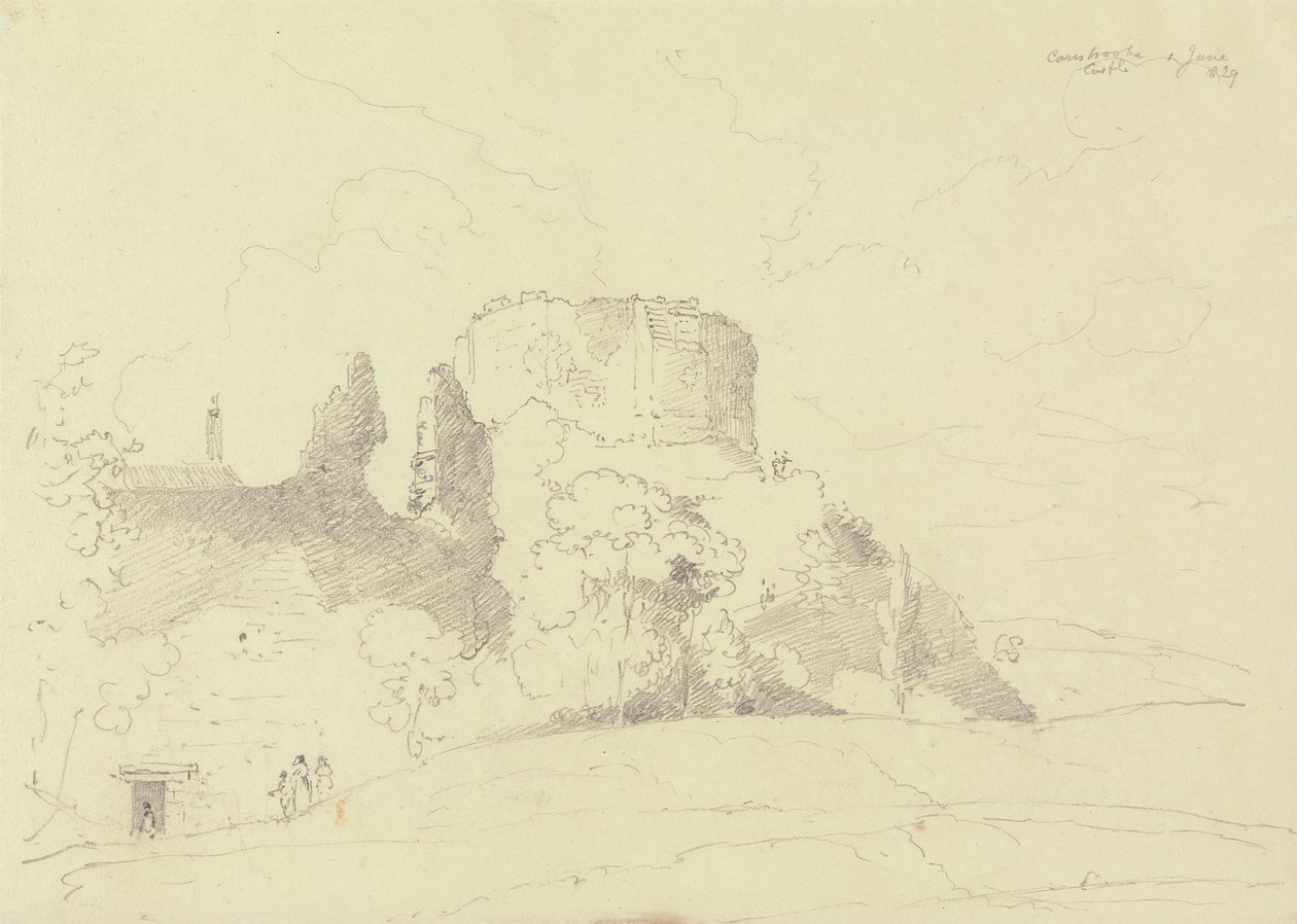 Carisbrooke Castle, Isle of Wight von Capt. Thomas Hastings