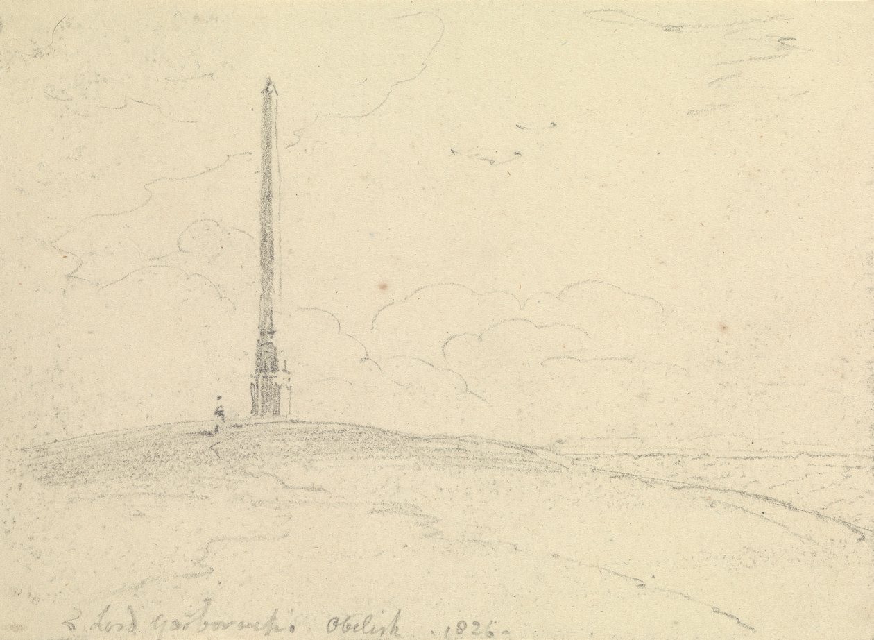 Lord Yarboroughs Obelisk von Capt. Thomas Hastings