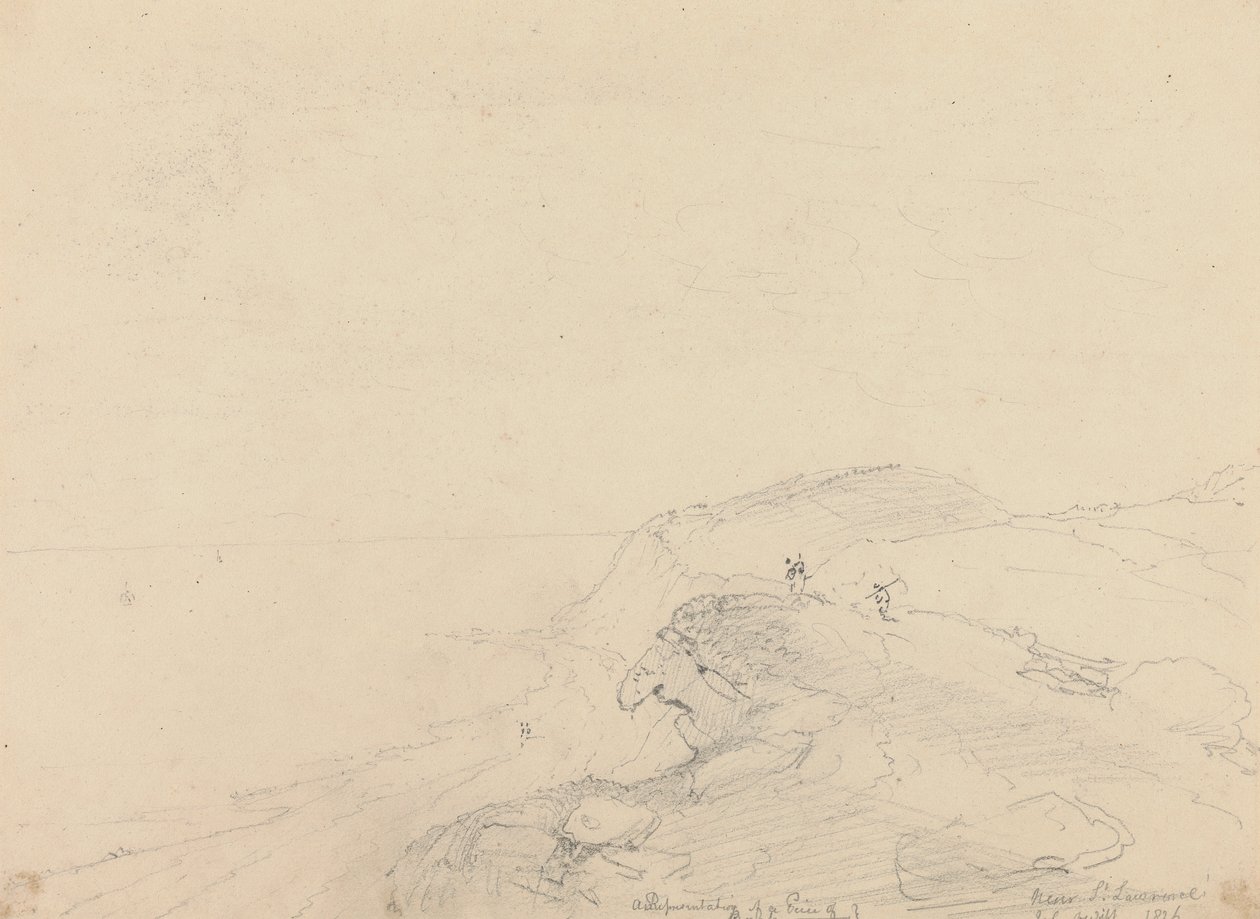 In der Nähe von Saint Lawrence, Isle of Wight von Capt. Thomas Hastings
