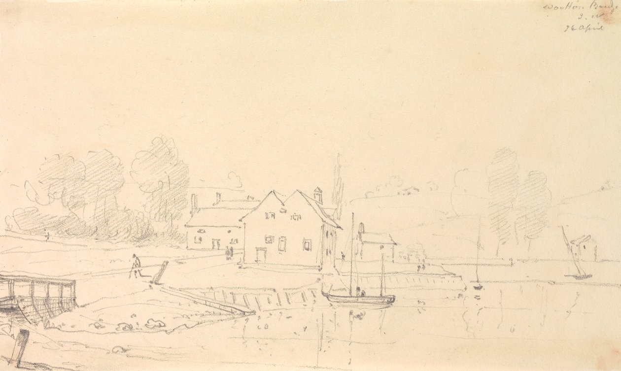 Wootton Bridge, Isle of Wight von Capt. Thomas Hastings
