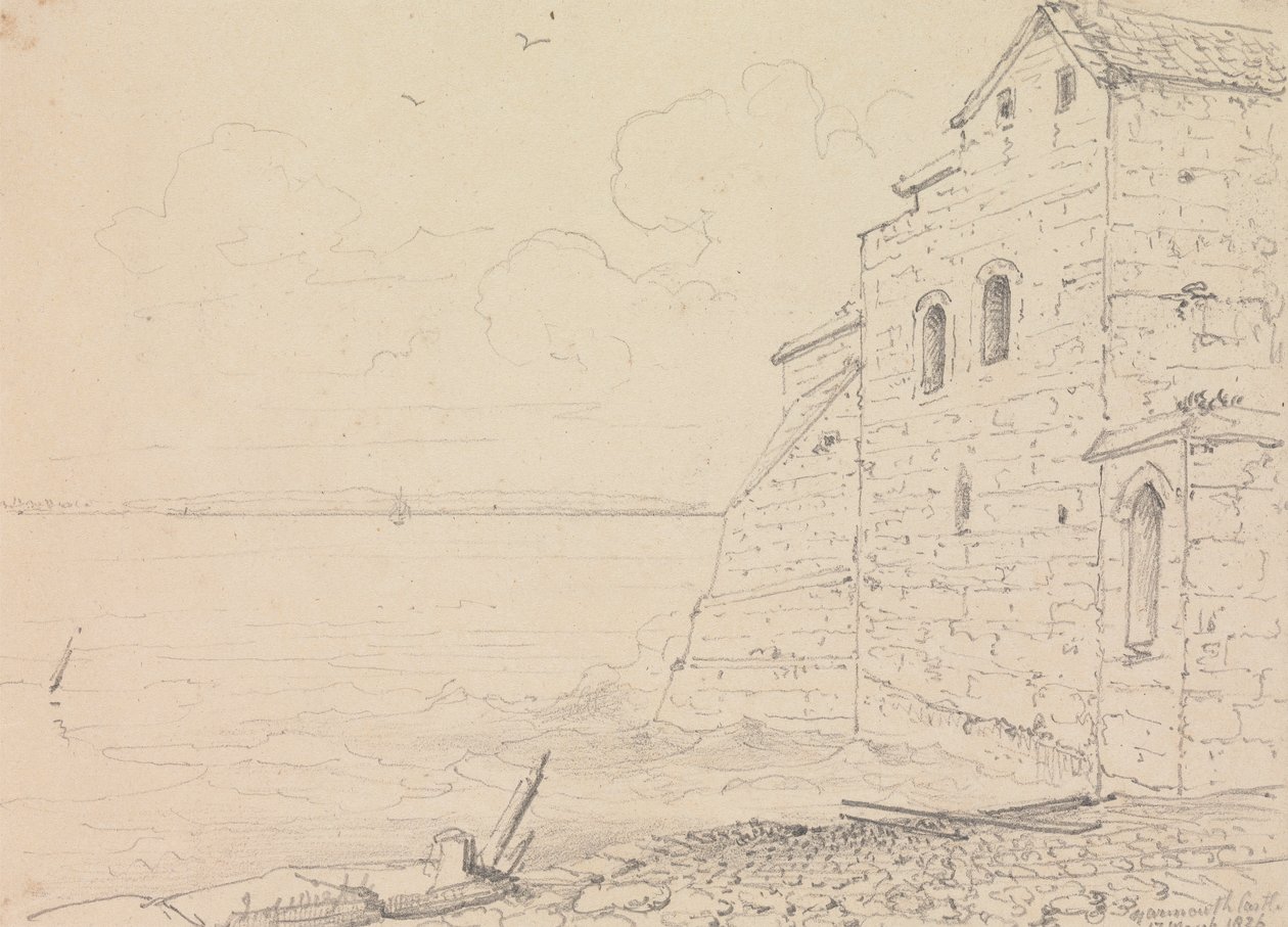 Yarmouth Castle, 17. März 1826 von Capt. Thomas Hastings