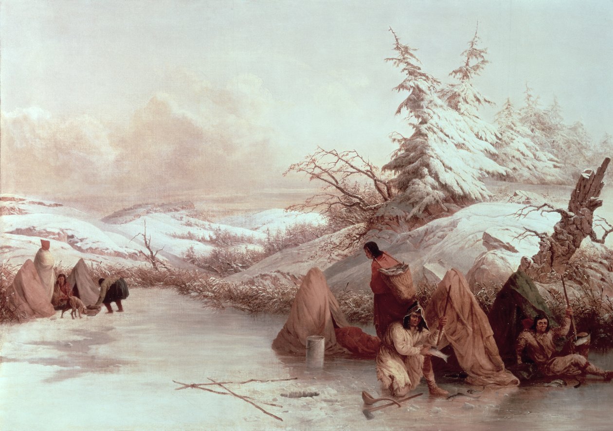 Fische im Winter speeren von Captain Seth Eastman