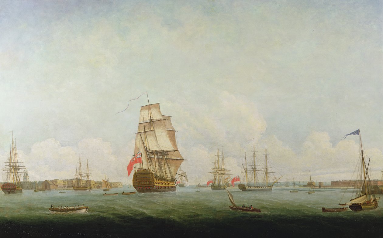 Sieg verlässt Portsmouth von Captain William Elliott