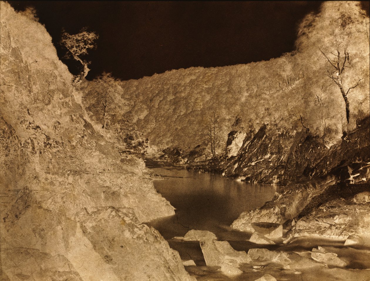 Flusslandschaft, Schottland, ca. 1858 von Captain Horatio Ross