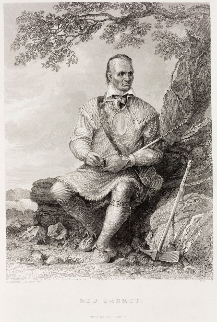 Rote Jacke, Seneca-Häuptling von Captain Seth (after) Eastman