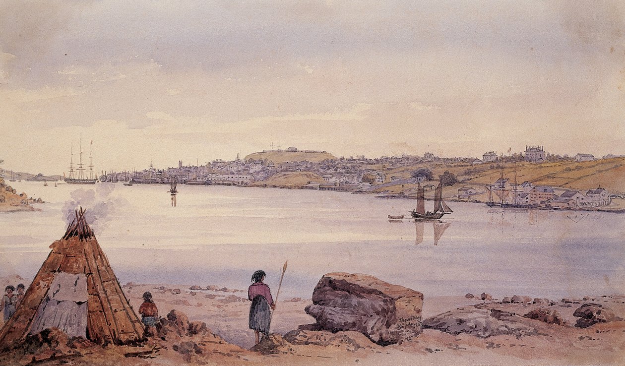 Ansicht in Nova Scotia von Captain Seymour