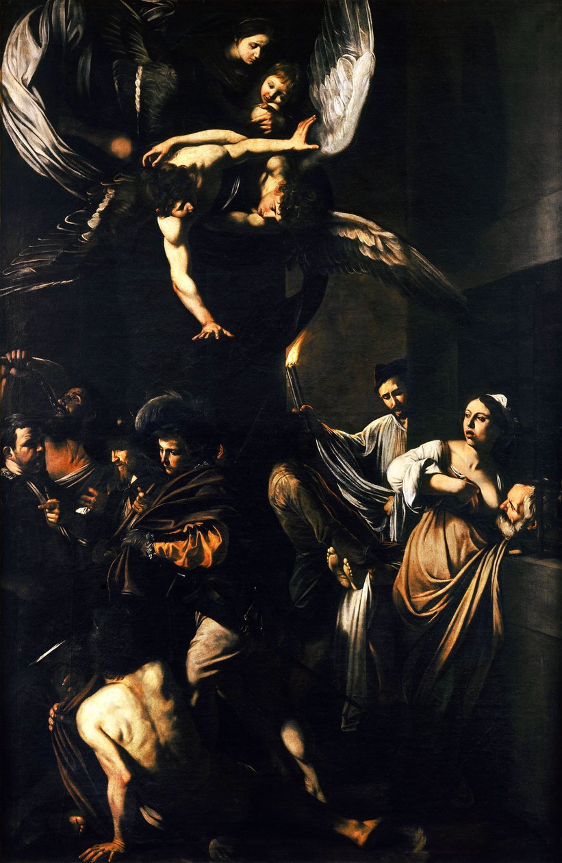 Die sieben Werke der Barmherzigkeit von Caravaggio