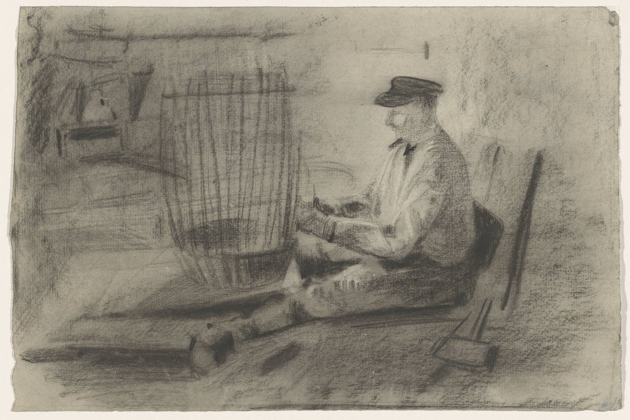 Korbmacher von Carel Adolph Lion Cachet