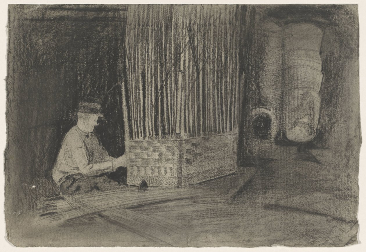 Korbmacher von Carel Adolph Lion Cachet