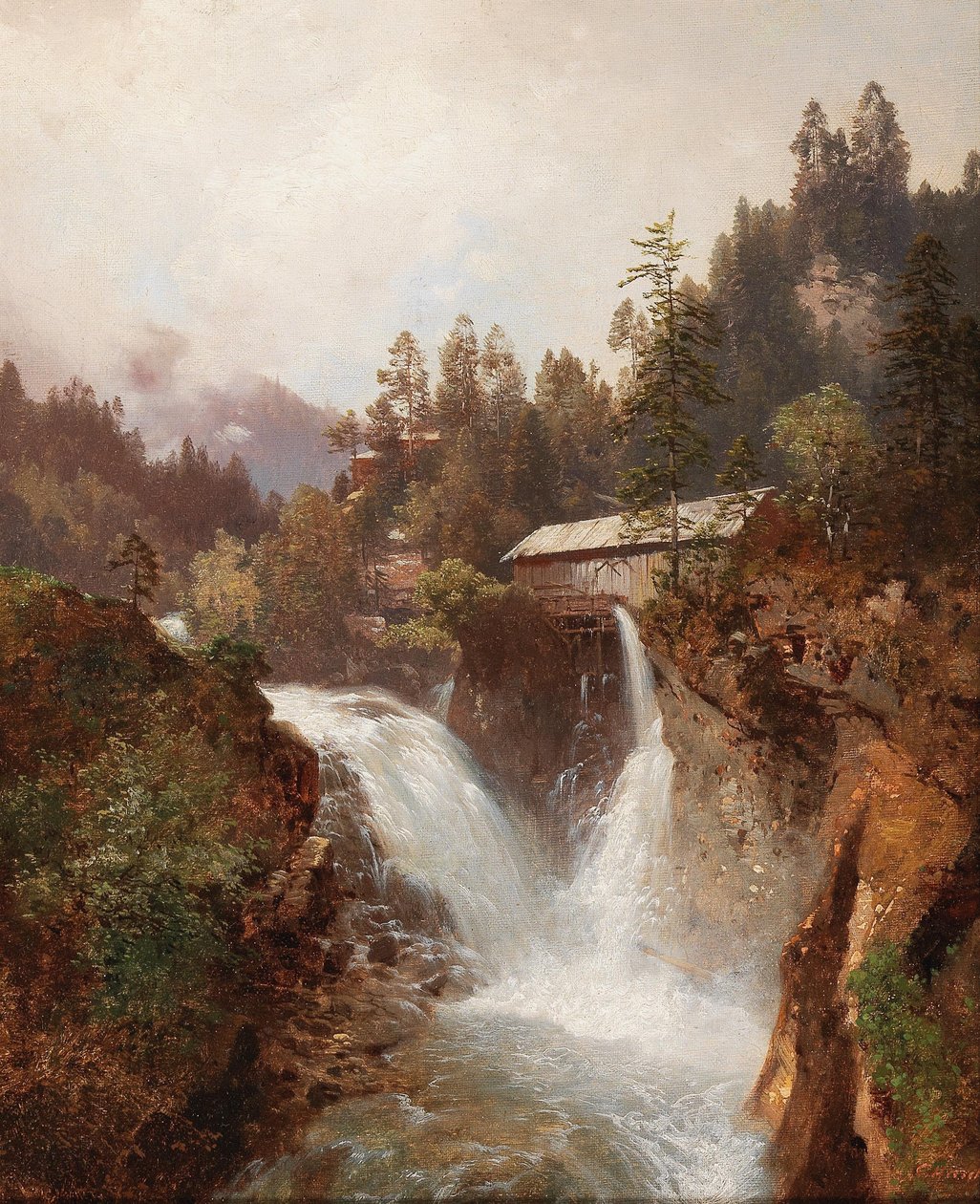 Wasserfall von Carl Hasch