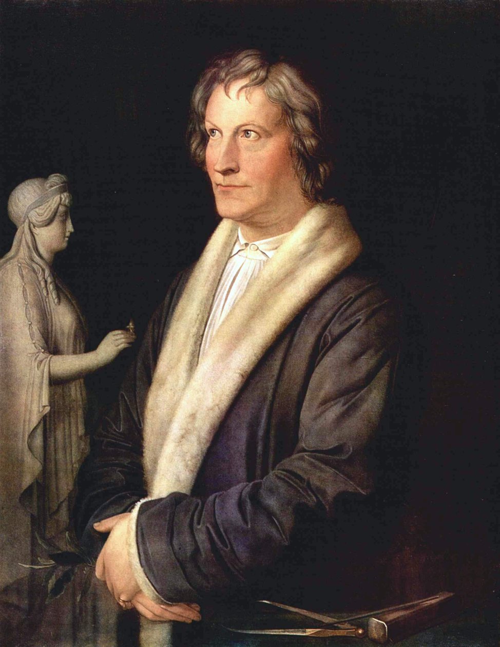 Porträt des dänischen Bildhauers Bertel Thorvaldsen von Carl Joseph Begas