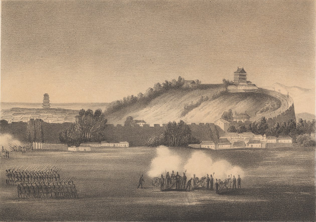 Bombardierung von Kanton 1857 von Carl Lancedelli