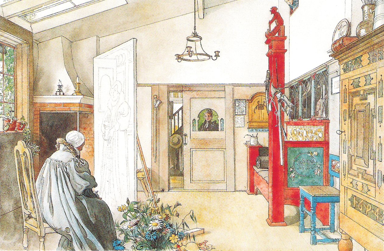 Das Atelier, zweite Hälfte von Carl Larsson