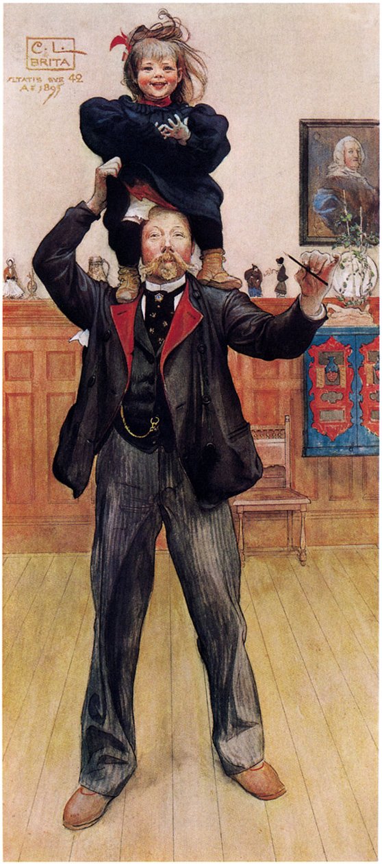 Brita und ich von Carl Larsson