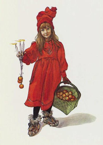 Brita als Iduna von Carl Larsson