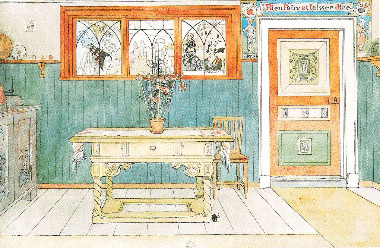 Das Esszimmer von Carl Larsson
