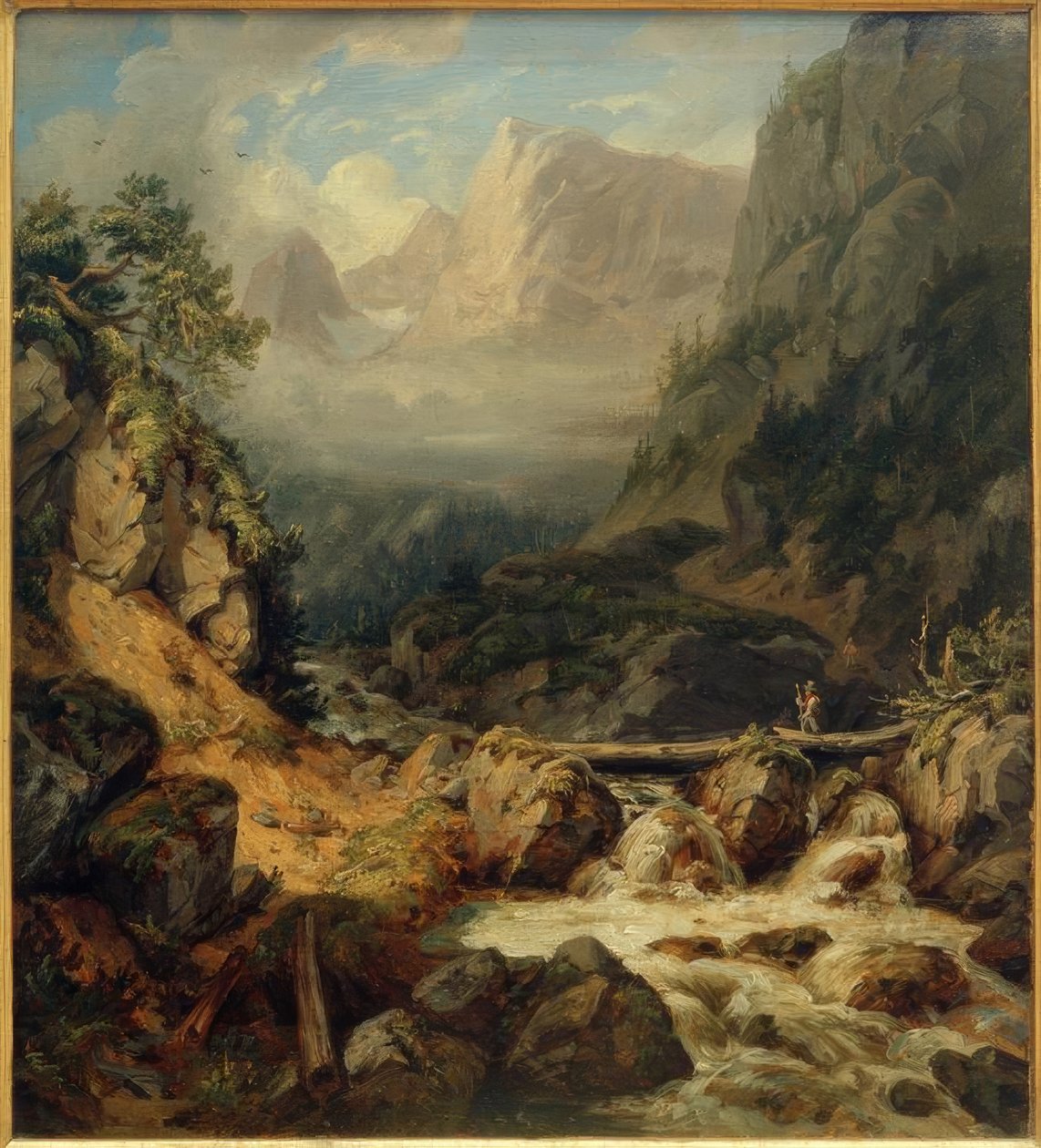 Der Waldbachstrub bei Hallstatt von Carl Morgenstern