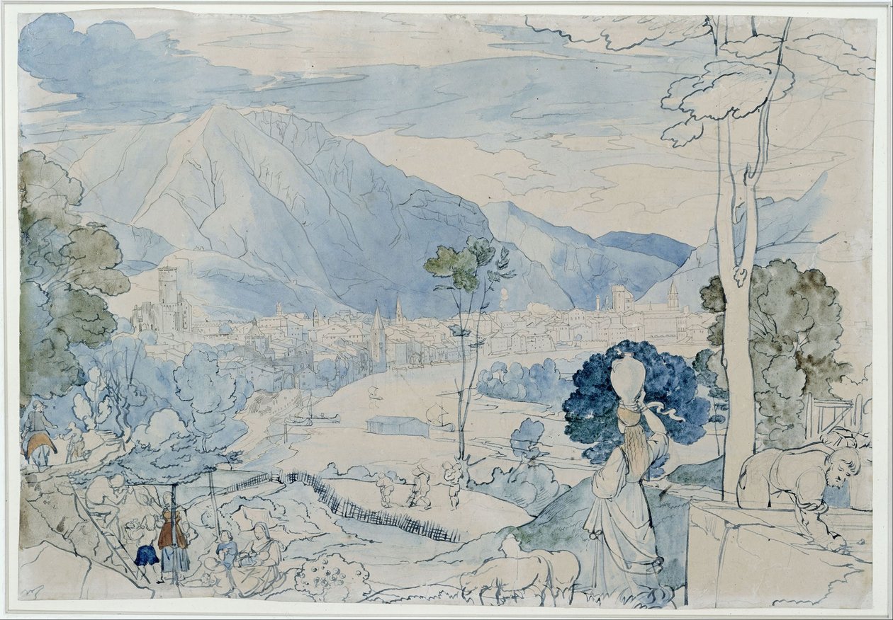 Ansicht von Trient von Carl Philipp Fohr
