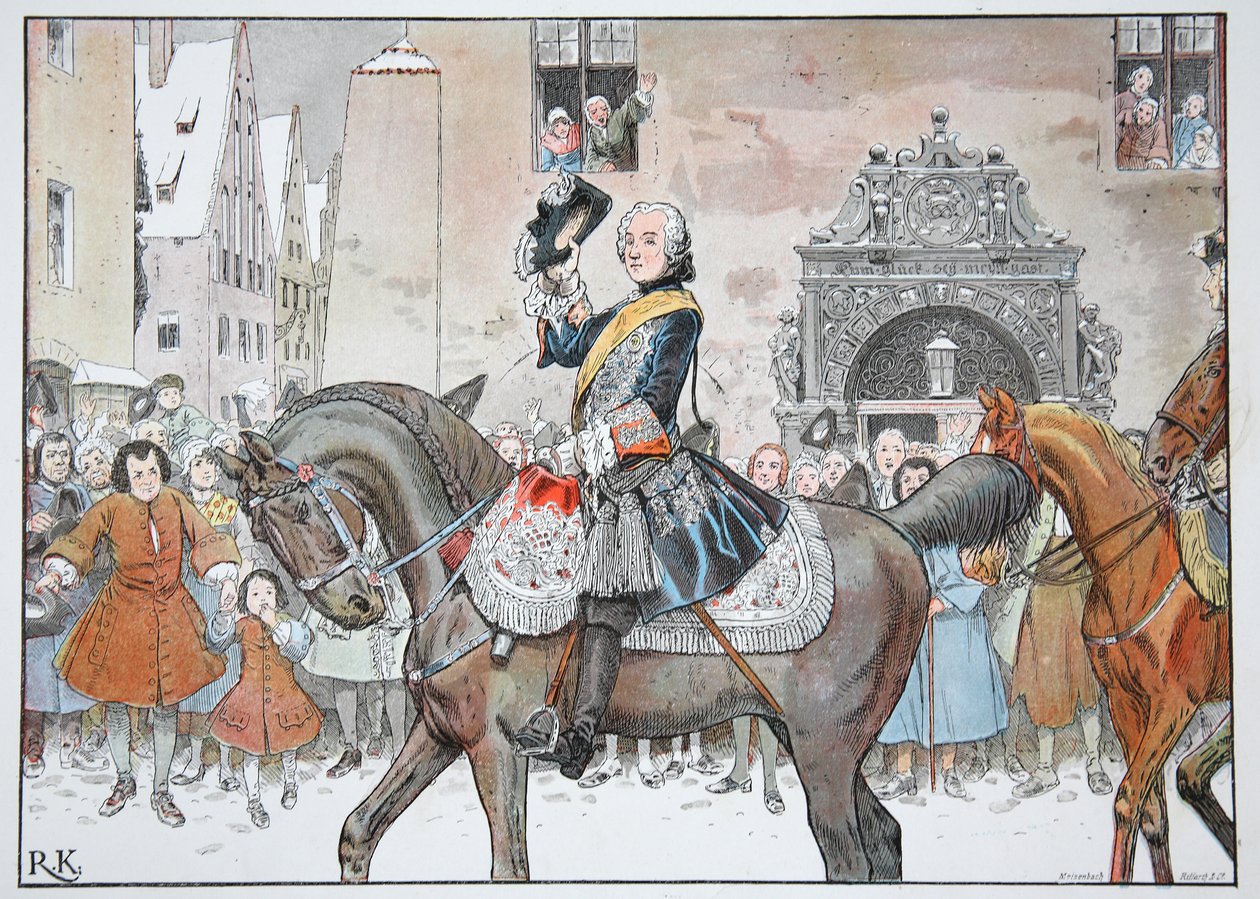 Sammlung des preußischen Königs in Breslau, 3. Januar 1741 von Carl Röchling
