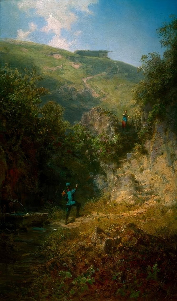 Der Urlauber von Carl Spitzweg