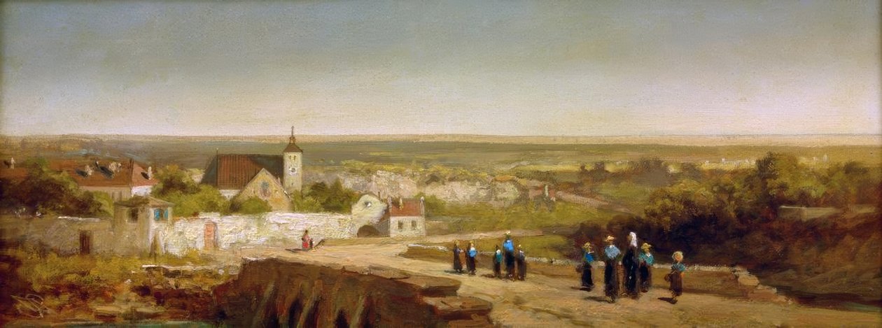Heimkehrende Institutsmädchen von Carl Spitzweg