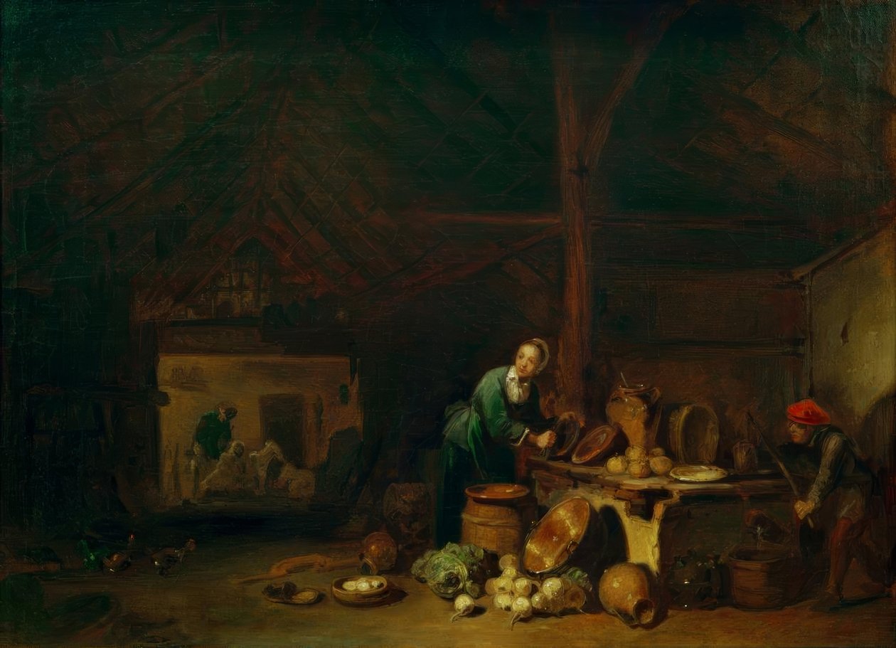 Kücheninterieur von Carl Spitzweg