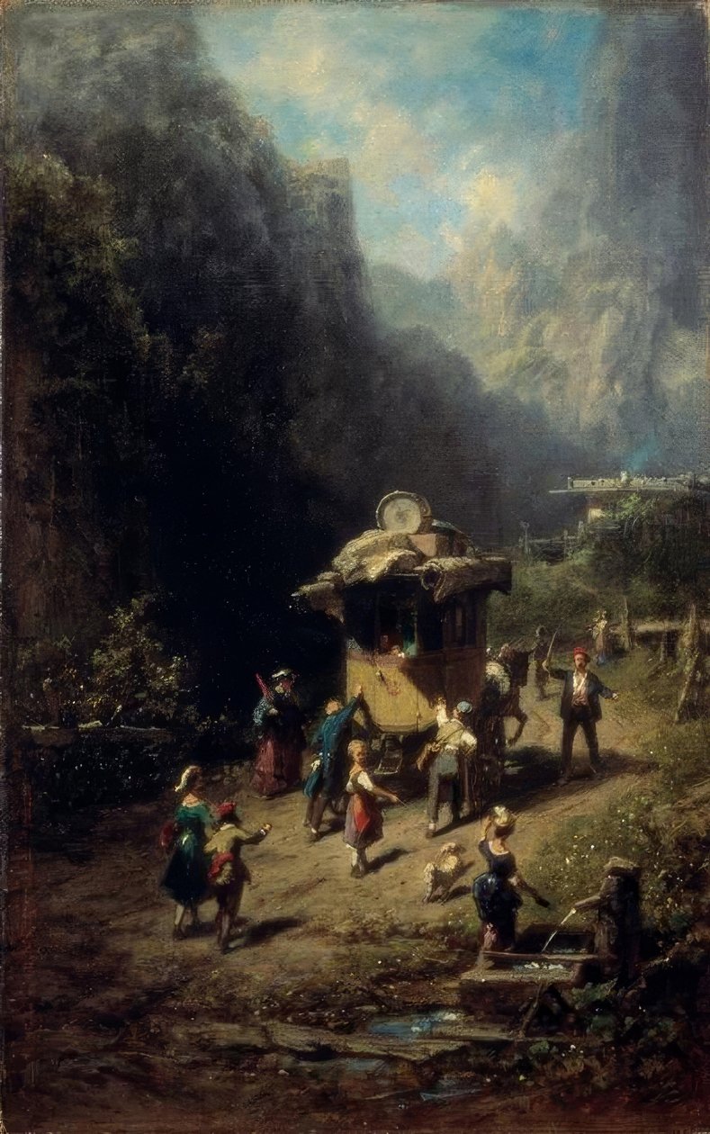 Reisende Künstlergesellschaft von Carl Spitzweg