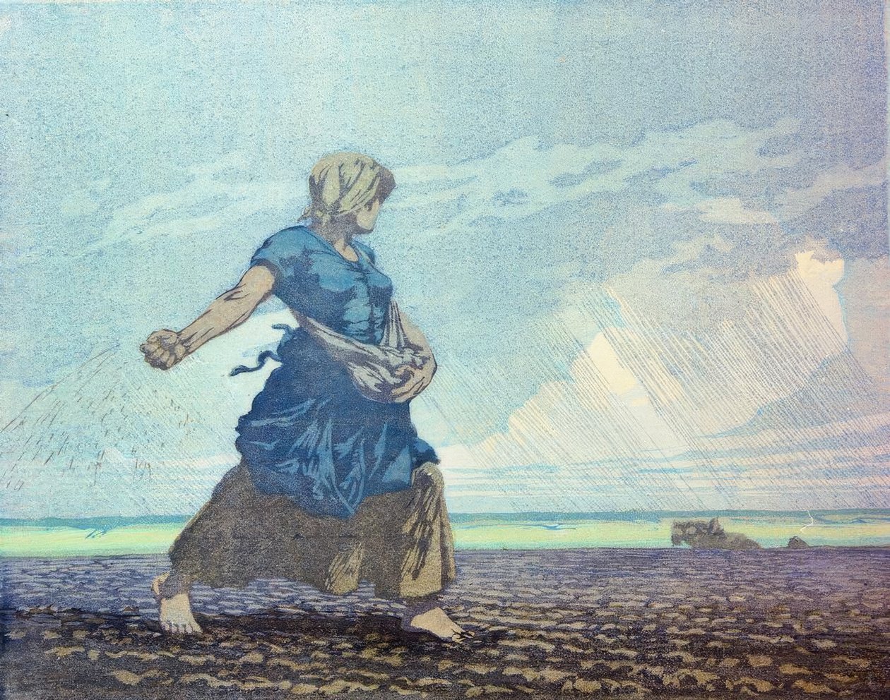Säende Frau von Carl Alexander Brendel
