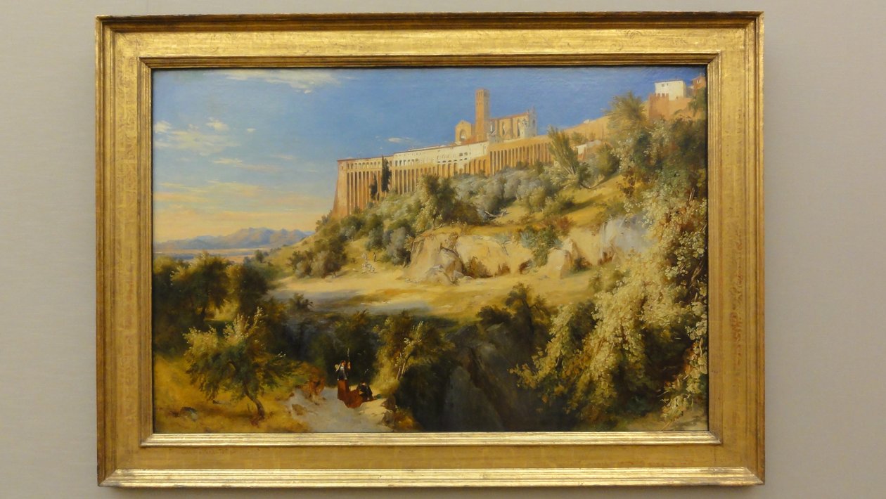 Blick auf Assisi von Carl Blechen