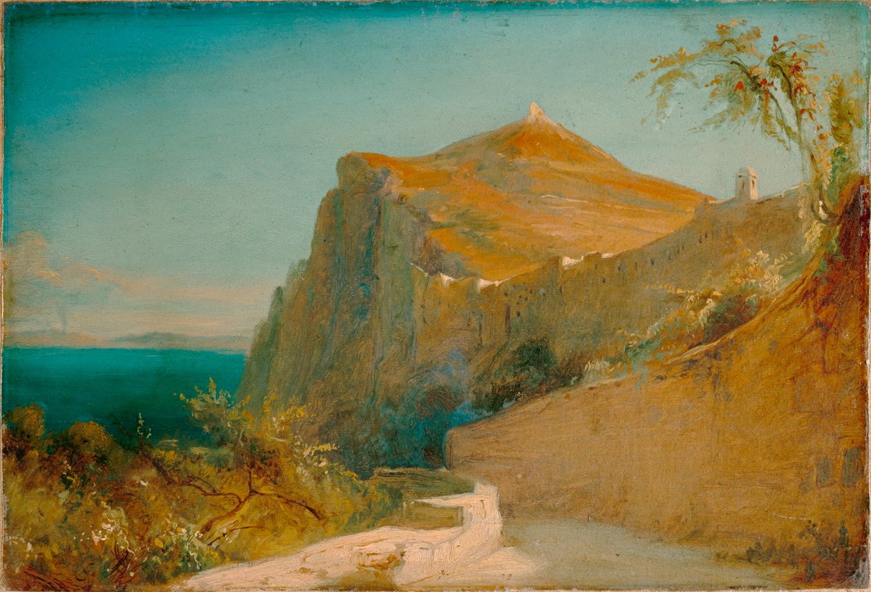Tiberiusfelsen bei Capri von Carl Blechen