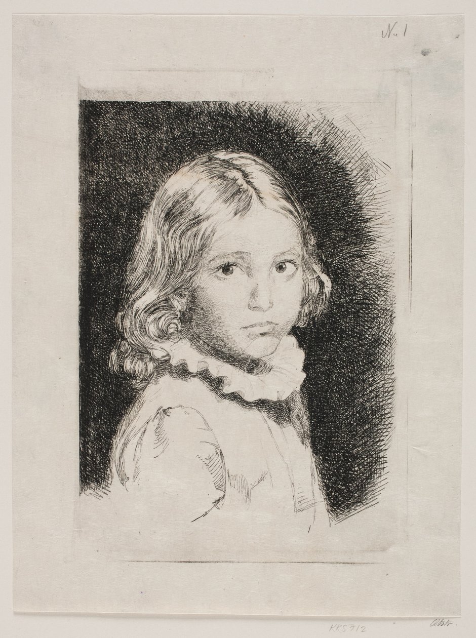 Porträt von Clara Emilie Rose Bloch von Carl Bloch