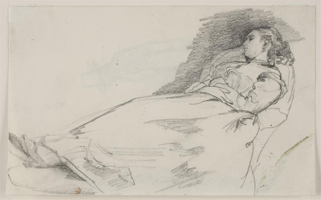 Schlafende Frau (Alma Bloch) von Carl Bloch