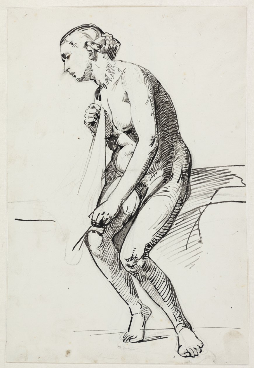 Studien für das Museumsbild "Jairi Tochter" von Carl Bloch