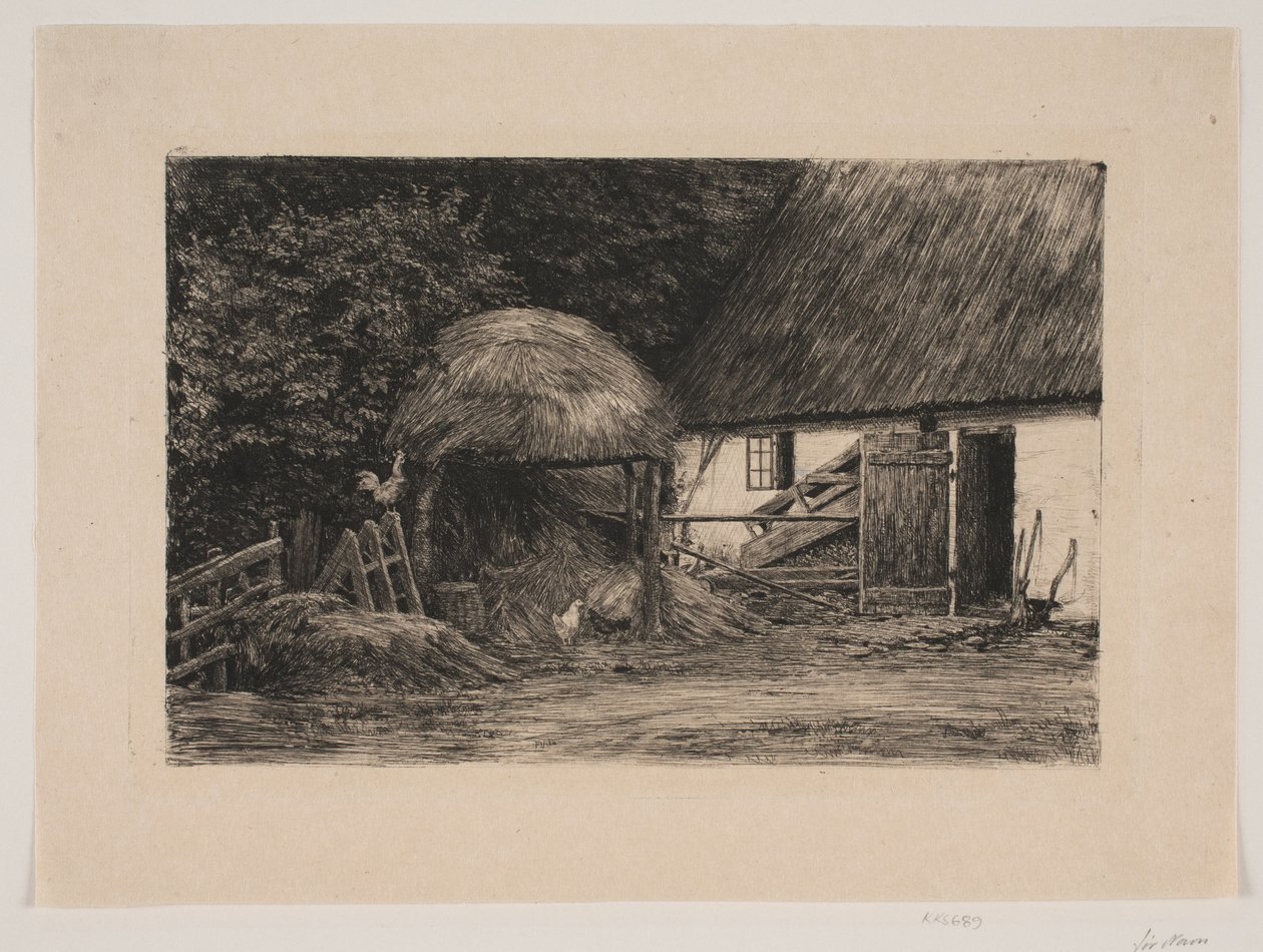 Beim Bauernhaus von Carl Bloch