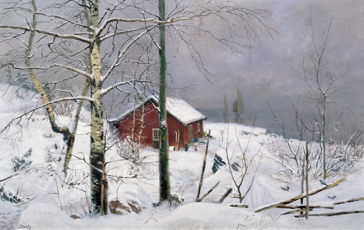Ein kleiner Bauernhof von Carl Edvard Diriks